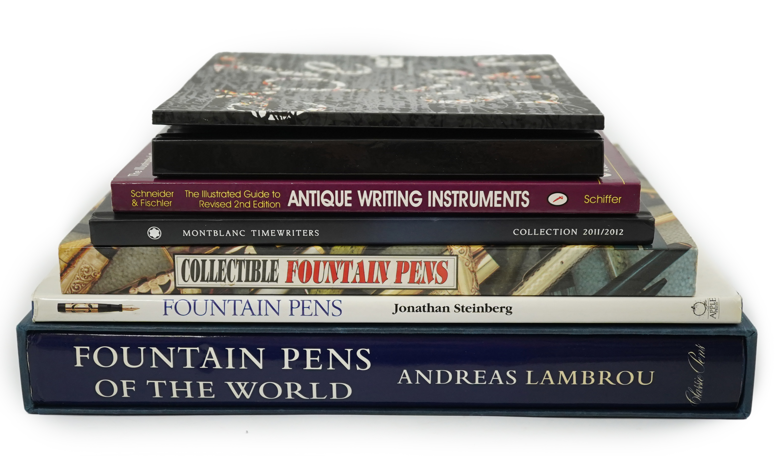 'Fountain Pens of the World' by Andreas Lambrou and other pen books (8)